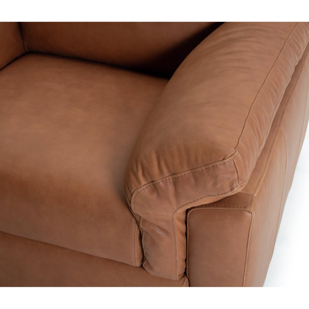 Habitat Florence Leather Armchair - Tan – image 8