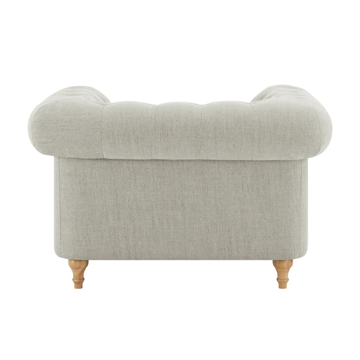Habitat Chesterfield Fabric Armchair - Natural – image 6