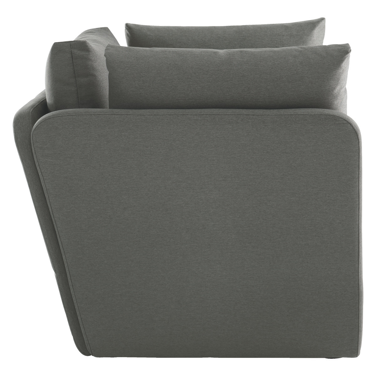Kasha Charcoal Grey FaBric Armchair, Charcoal – image 4