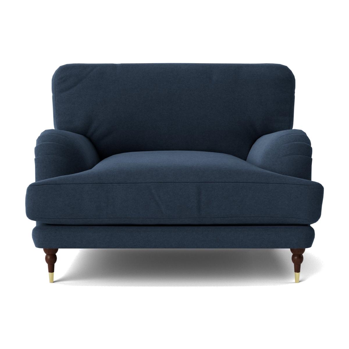 Swoon Charlbury Fabric Cuddle Chair- Indigo Blue – image 1