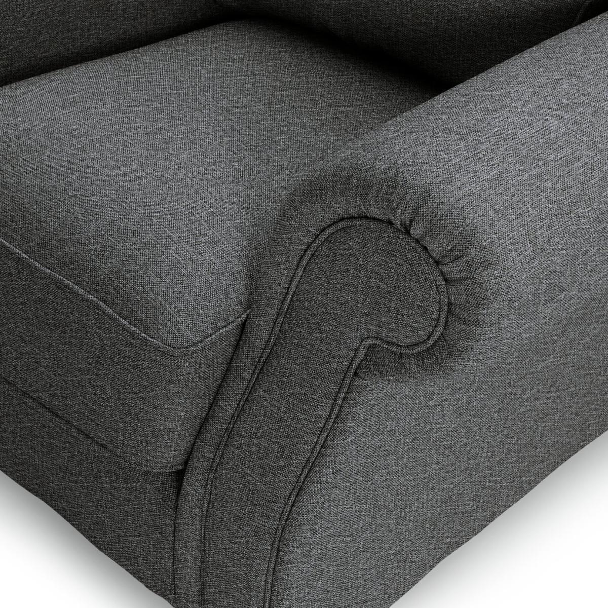 Habitat Wilfred Fabric Chair - Charcoal – image 7