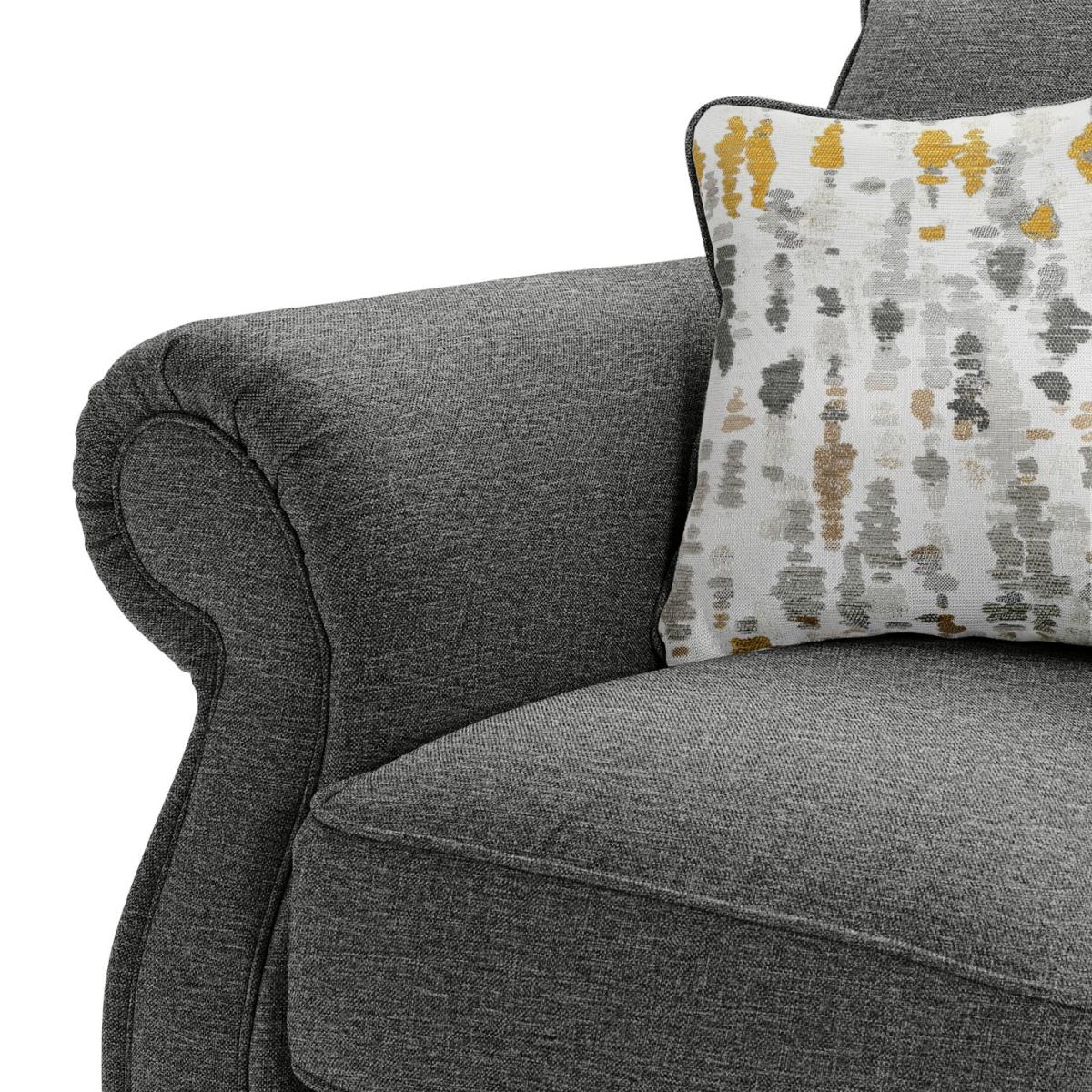 Habitat Wilfred Fabric Chair - Charcoal – image 8