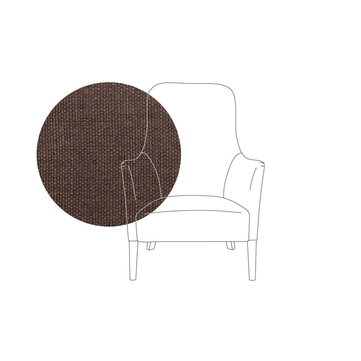 Heal's Pendel Armchair Varese Velvet Dove Walnut Feet - Heal's UK Furniture – image 2