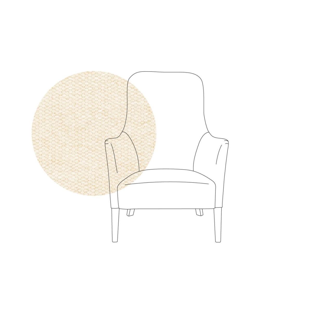 Heal's Pendel Armchair Varese Velvet Dove Walnut Feet - Heal's UK Furniture – image 13