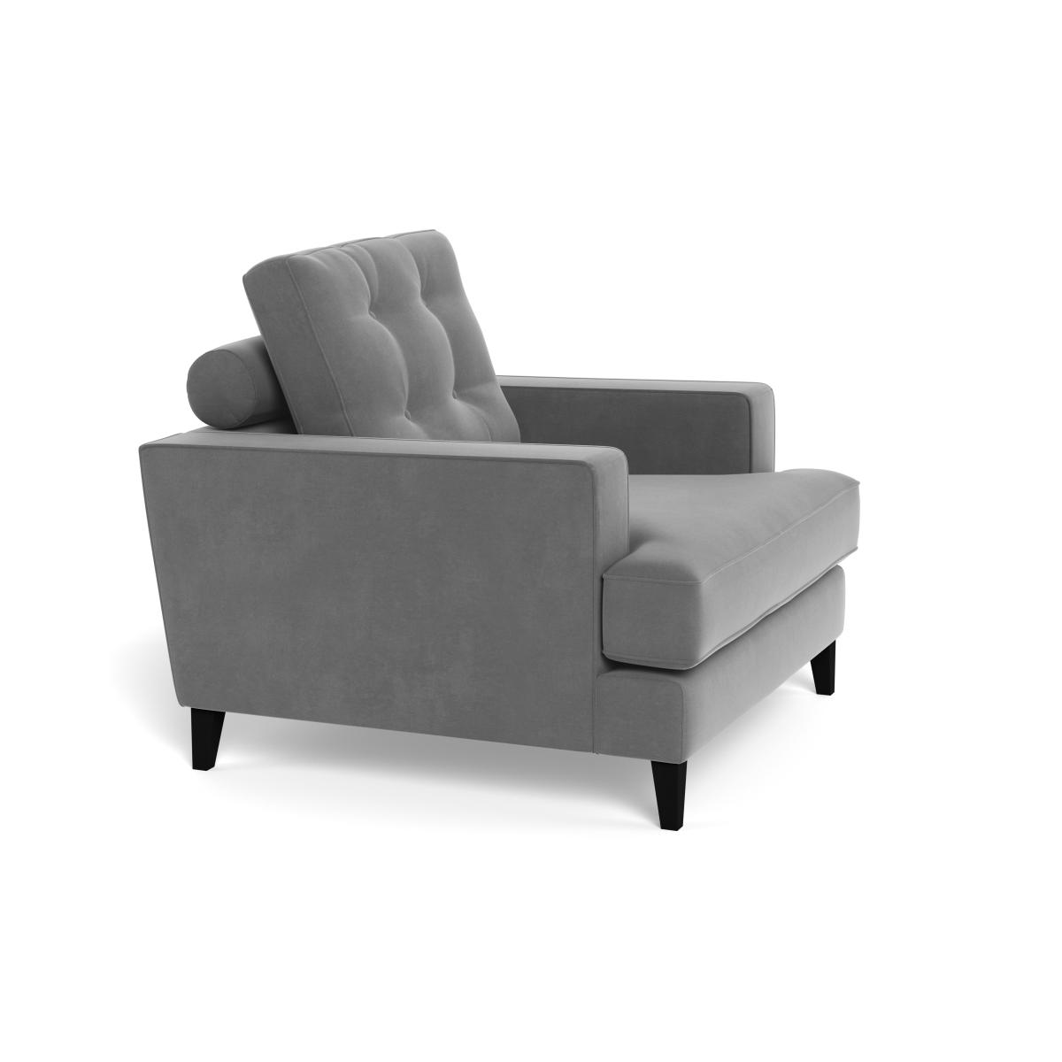 Heal's Mistral Armchair Smart Velvet Mercury Natural Feet – image 3