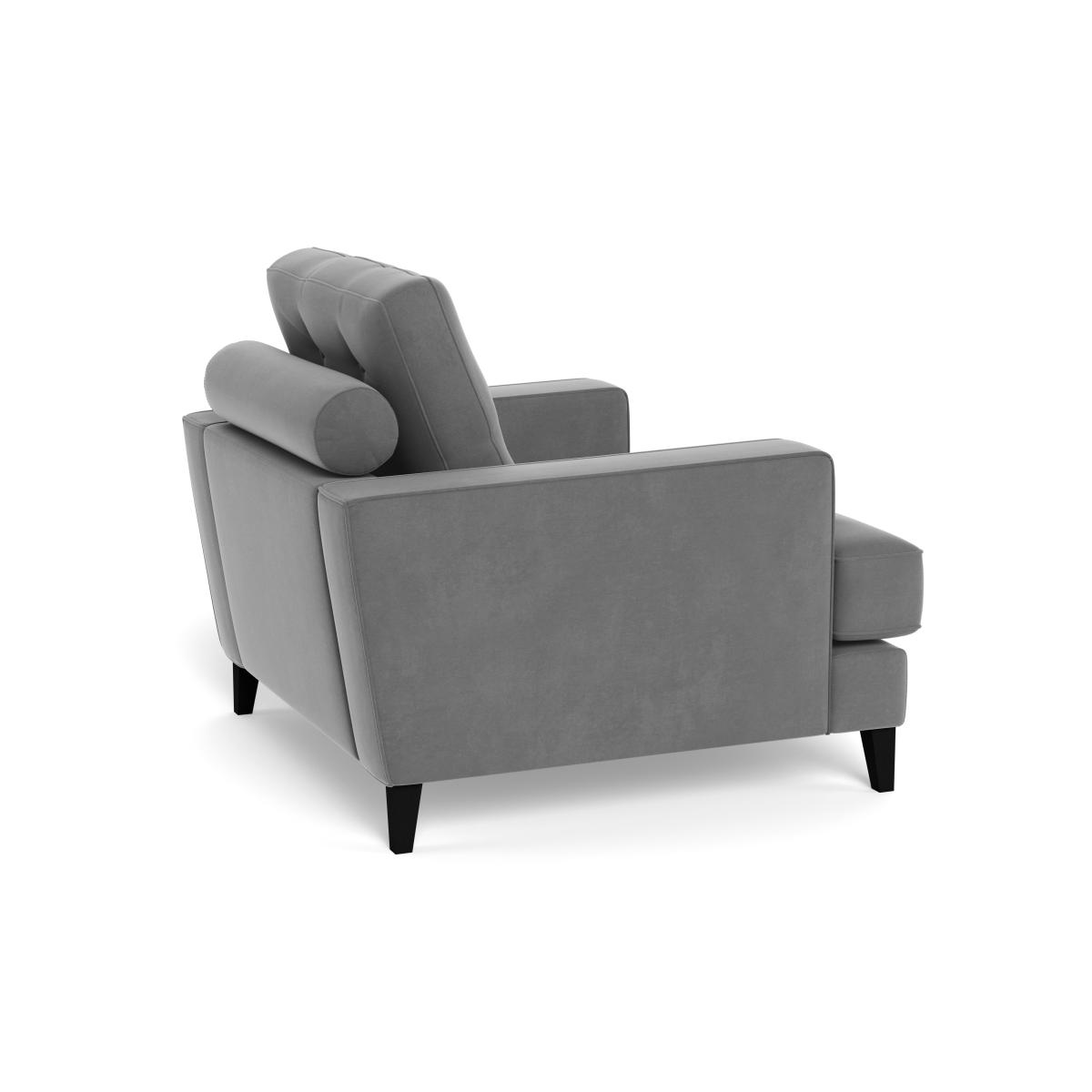 Heal's Mistral Armchair Smart Velvet Mercury Natural Feet – image 5