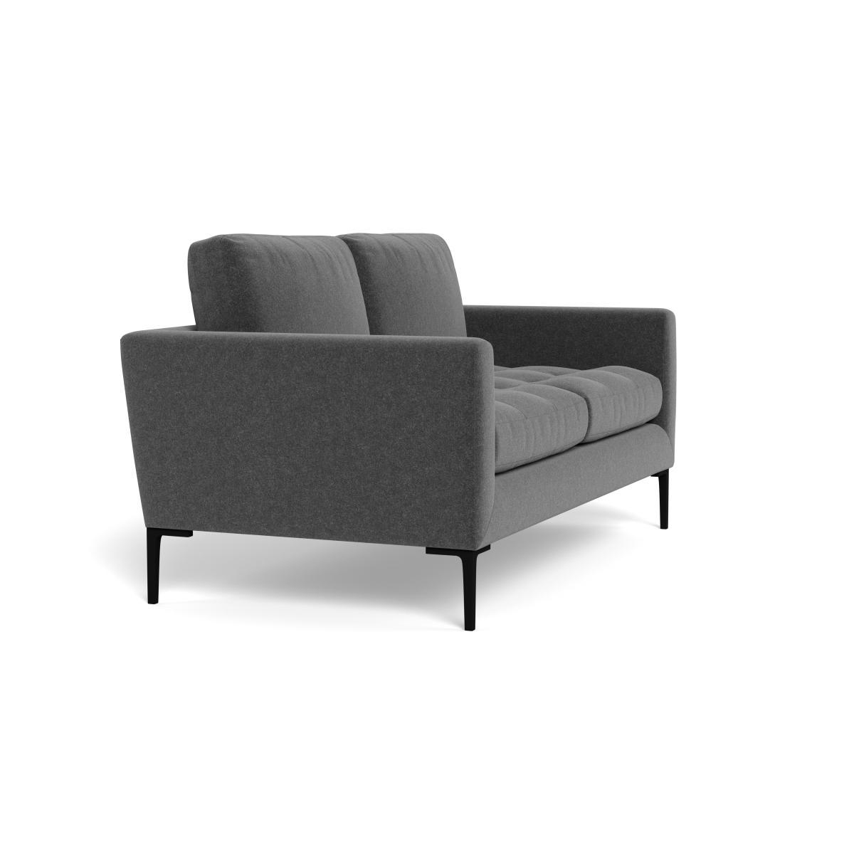 Heal's Eton 2 Seater Sofa Melton Wool Granite Brass Feet - Heal's UK Furniture – image 2
