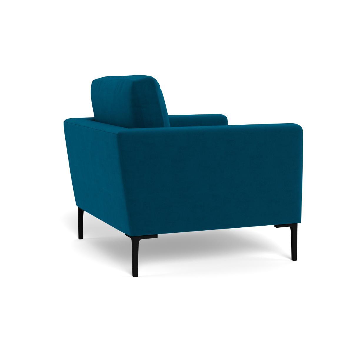 Heal's Eton Armchair Velvet Teal Brass Feet - Heal's UK Furniture – image 4