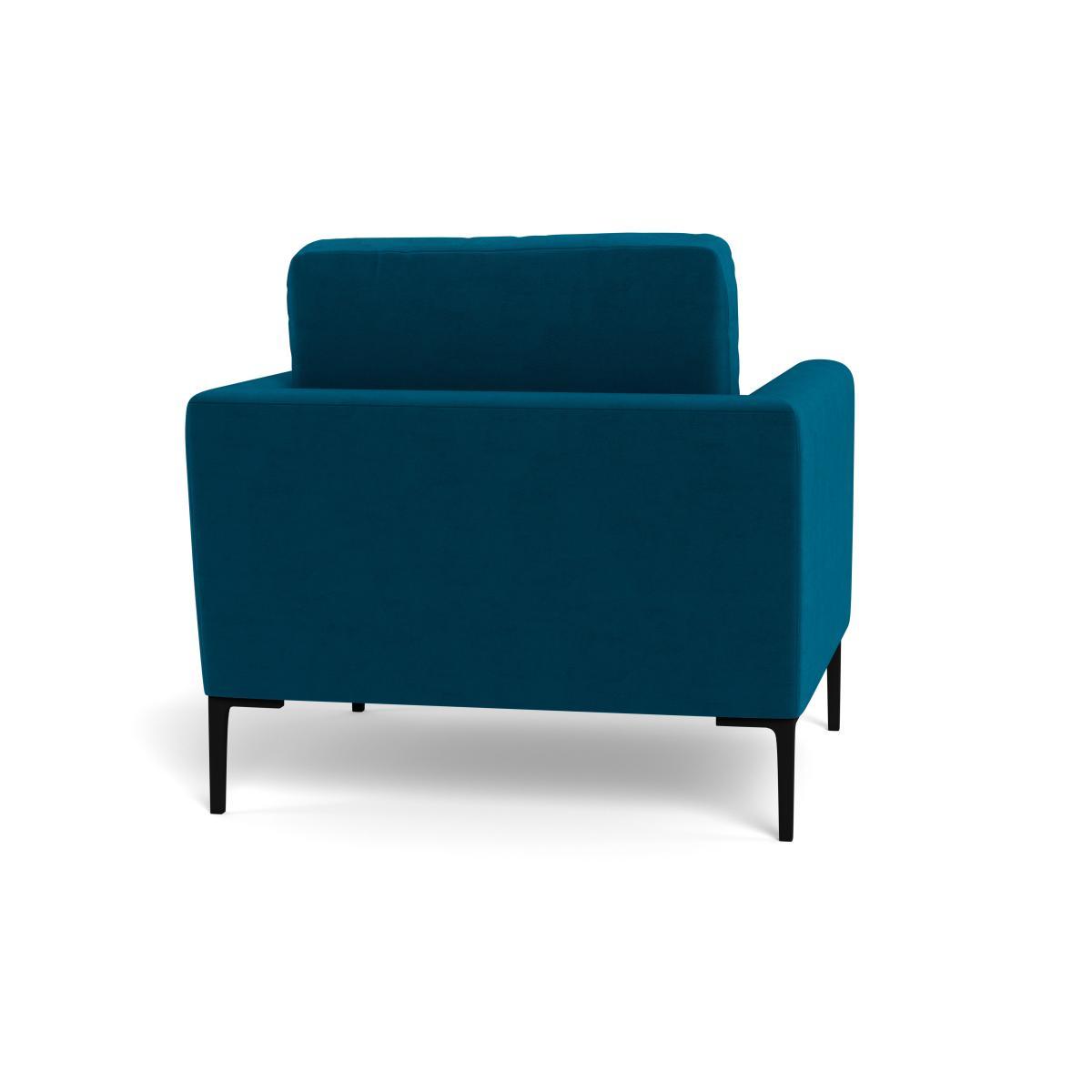 Heal's Eton Armchair Velvet Teal Brass Feet - Heal's UK Furniture – image 5