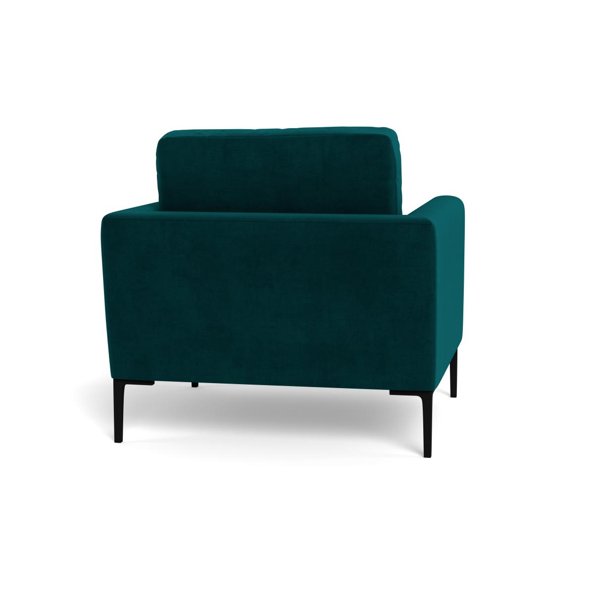 Heal's Eton Armchair Brushed Cotton Mist Black Feet – image 6