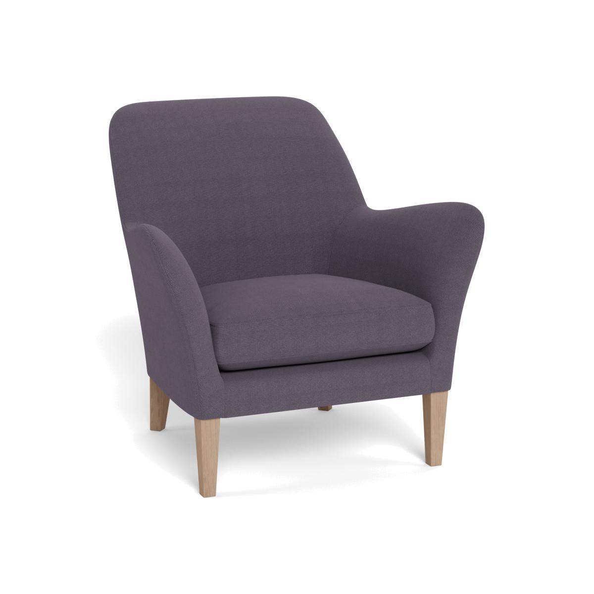 Heal's Wallis Armchair Linen Shadow Natural Feet - Heal's UK Furniture – image 1