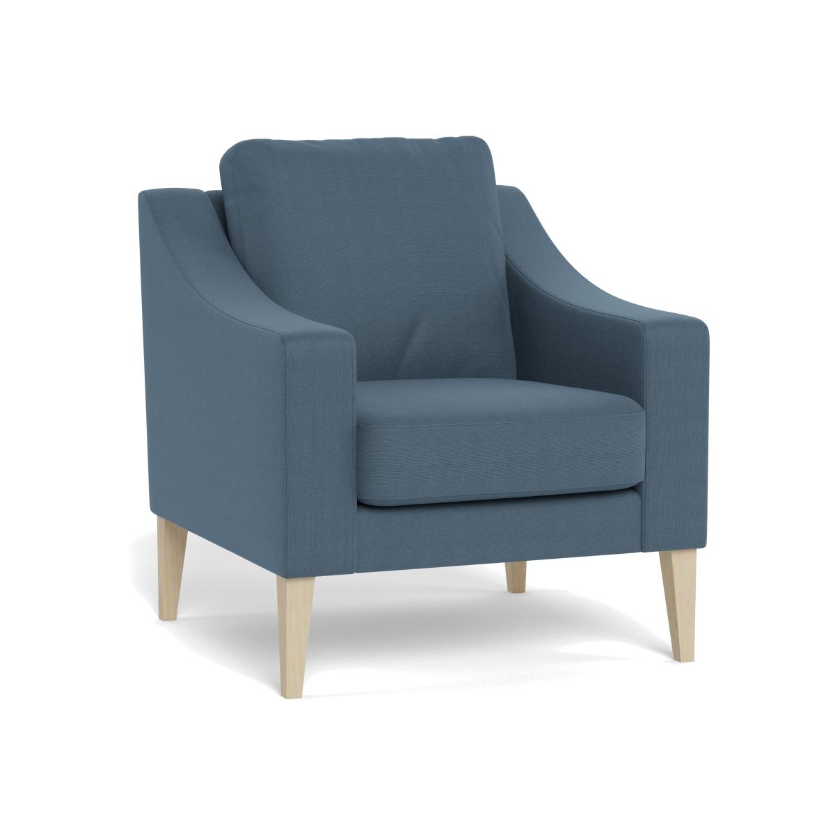 Heal's Richmond Armchair Capelo Linen-Cotton Mineral Tinted Ash Feet – image 1
