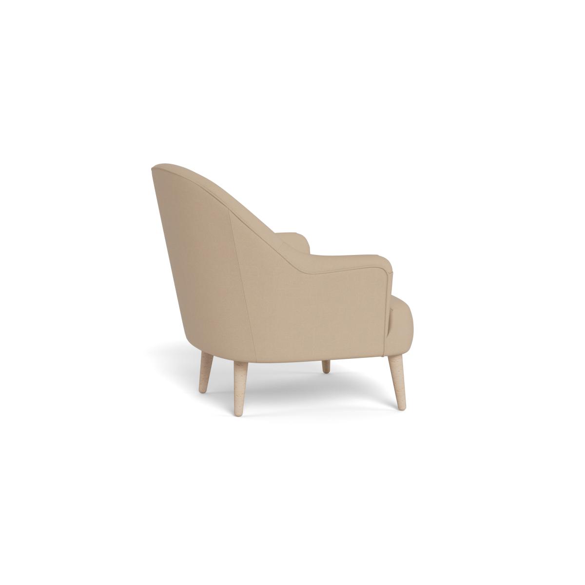 Heal's Elgin Chair Capelo Linen-Cotton Bamboo Black Feet – image 3