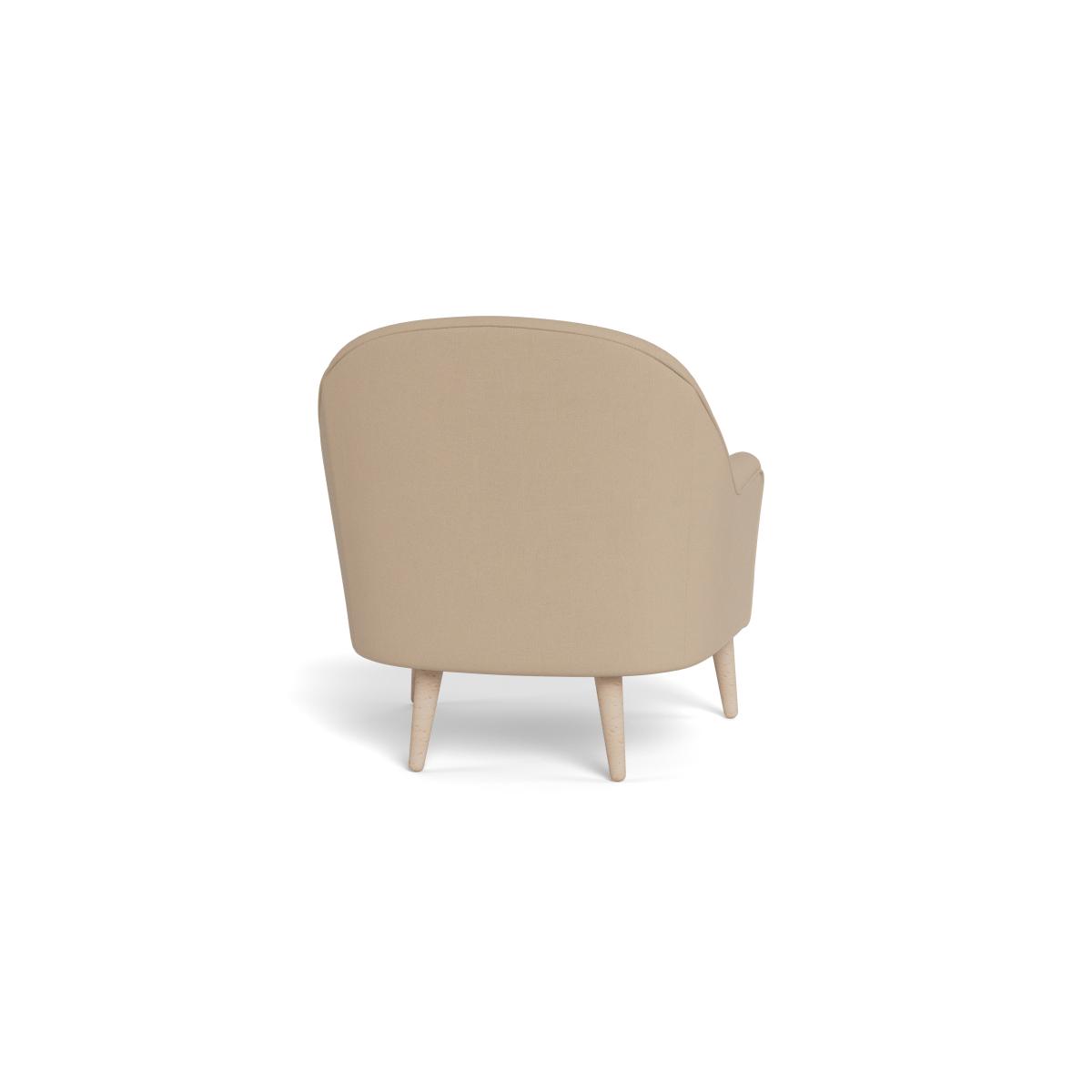 Heal's Elgin Chair Capelo Linen-Cotton Bamboo Black Feet – image 4