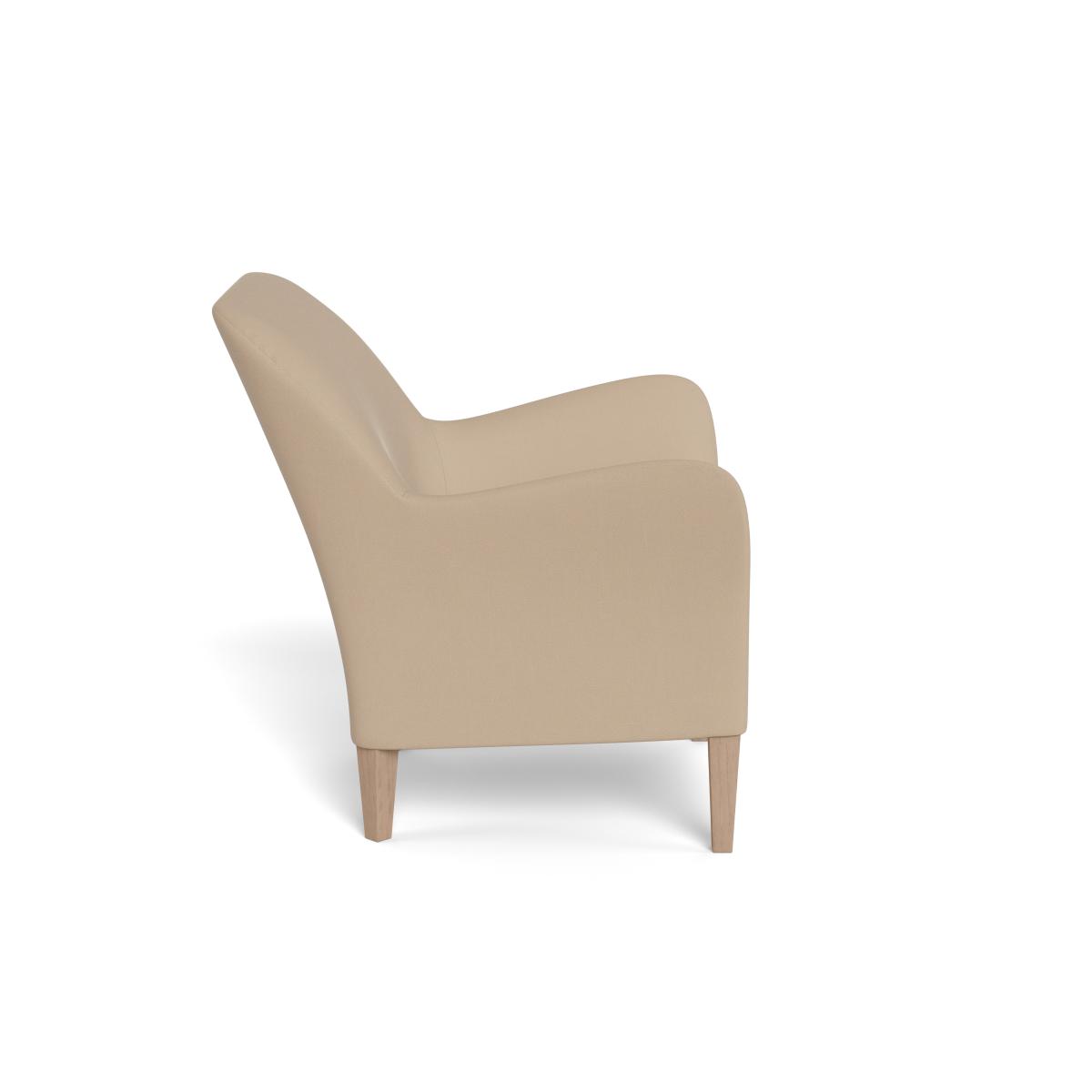 Heal's Wallis Armchair Capelo Linen-Cotton Bamboo Black Feet – image 3