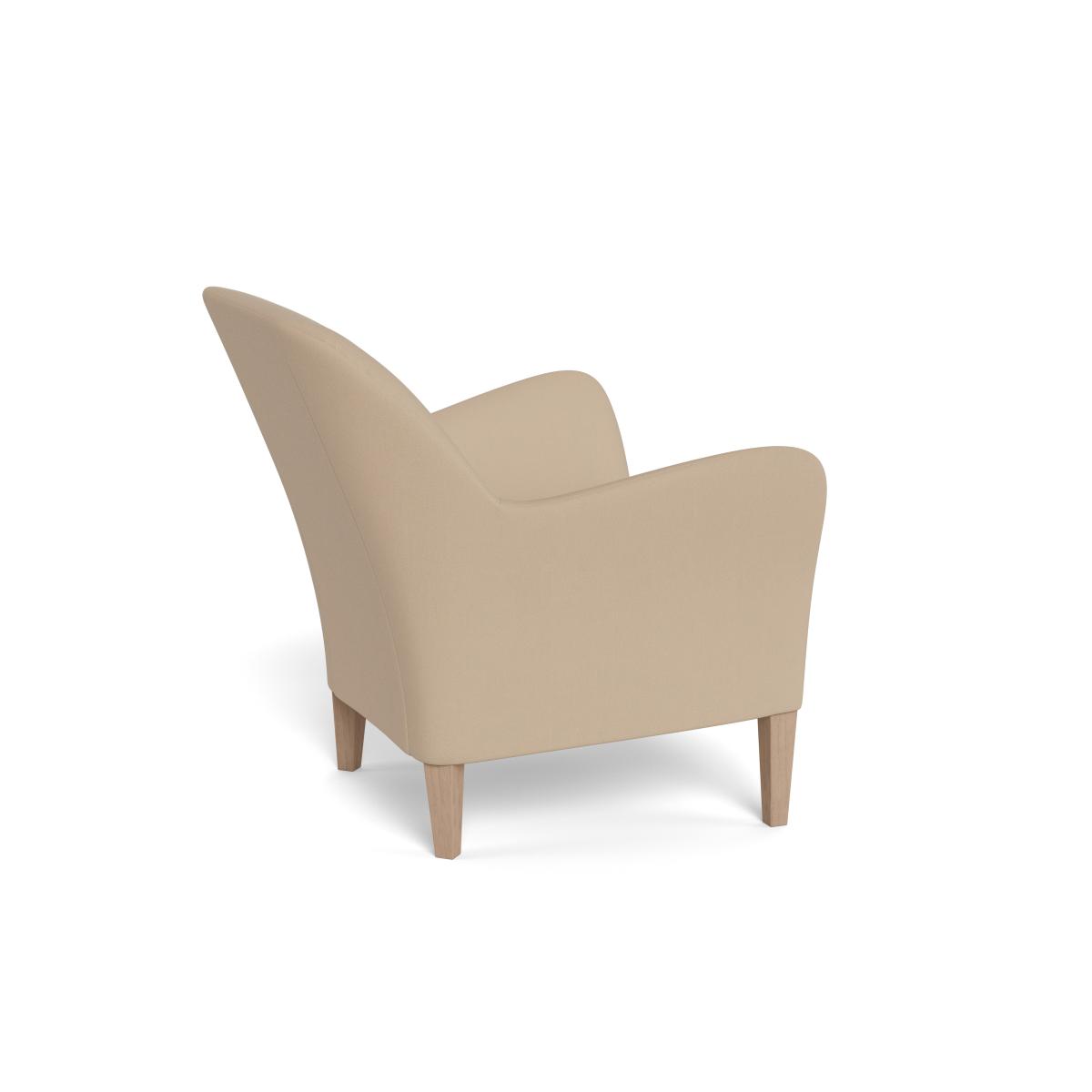 Heal's Wallis Armchair Capelo Linen-Cotton Bamboo Black Feet – image 4