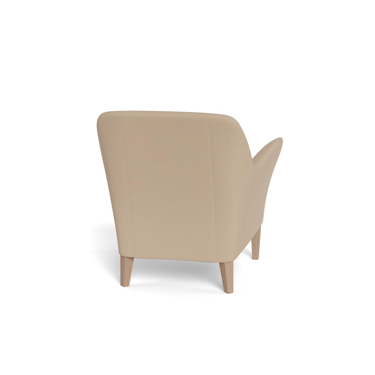 Heal's Wallis Armchair Capelo Linen-Cotton Bamboo Black Feet – image 5