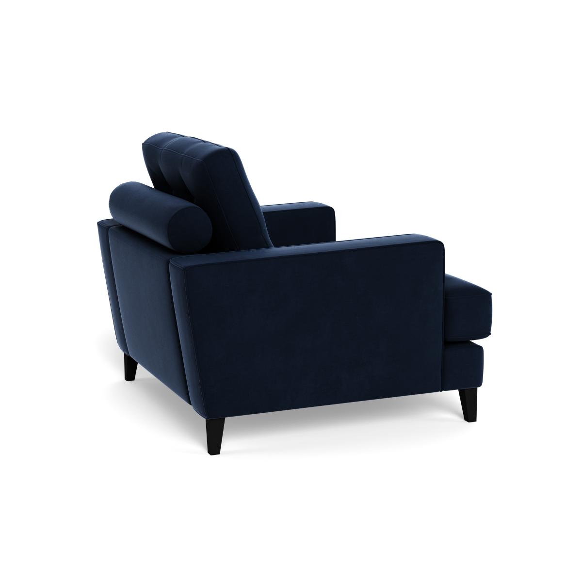 Heal's Mistral Armchair Smart Velvet Dusk Black Feet – image 5