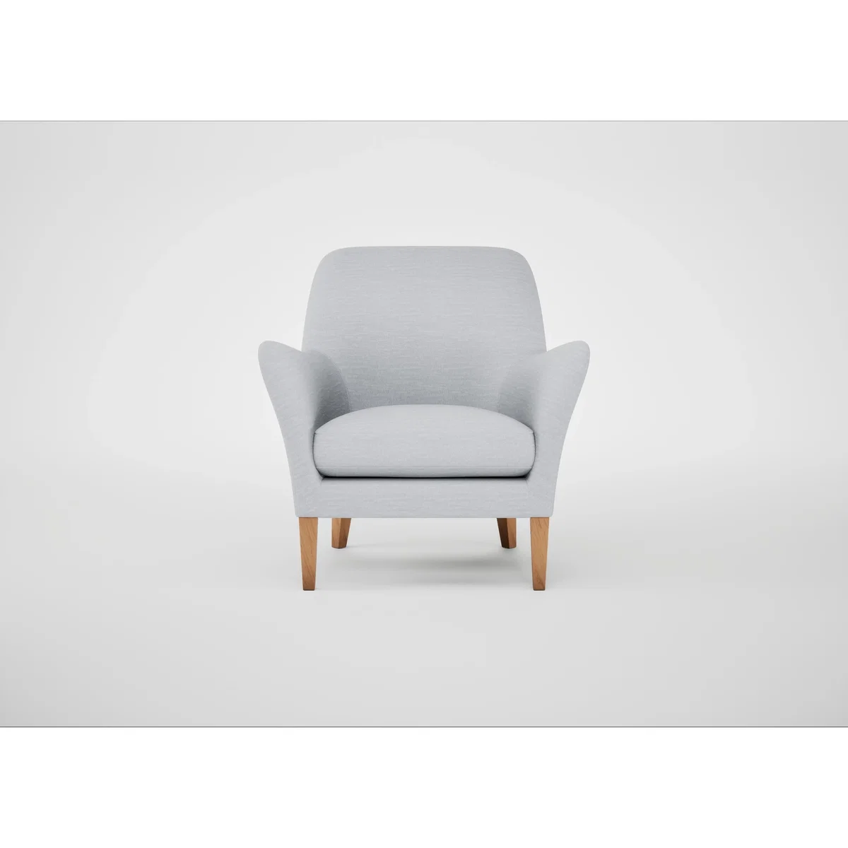 Heal's Wallis Armchair Smart Luxe Velvet Tawny Natural Feet – image 10