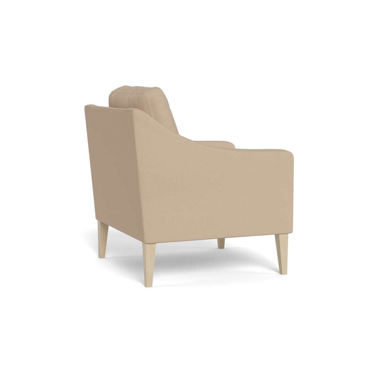 Heal's Richmond Armchair Capelo Linen-Cotton Bamboo Black Beech Feet – image 4