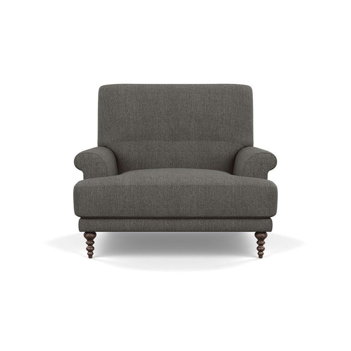 Heal's Oscar Informal Armchair Kvadrat Molly 170 Walnut Feet - Heal's UK Furniture – image 2