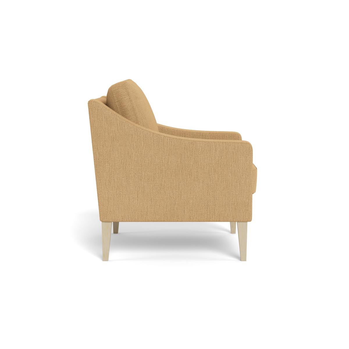 Heal's Richmond Armchair Smart Linen Mix Sand Black Feet – image 4