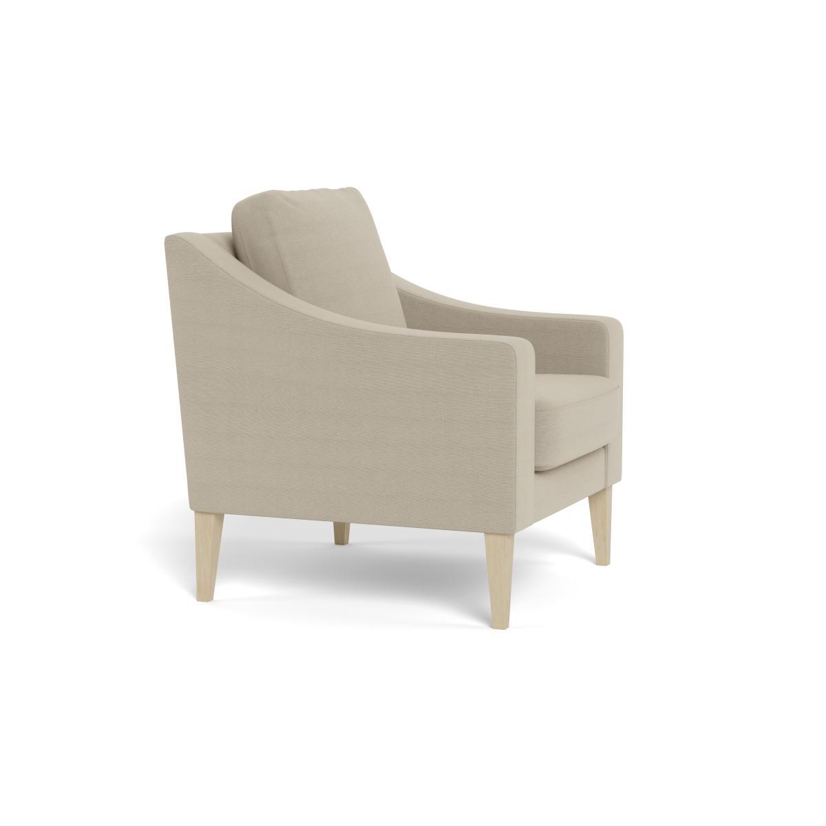 Heal's Richmond Armchair Linen Hessian Natural Feet - Heal's UK Furniture – image 2