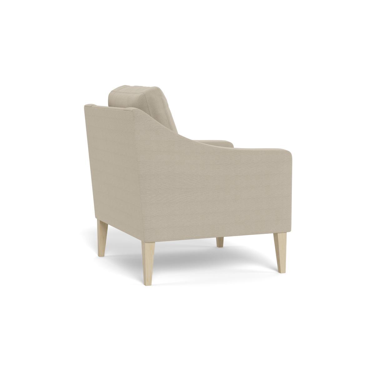 Heal's Richmond Armchair Linen Hessian Natural Feet - Heal's UK Furniture – image 4