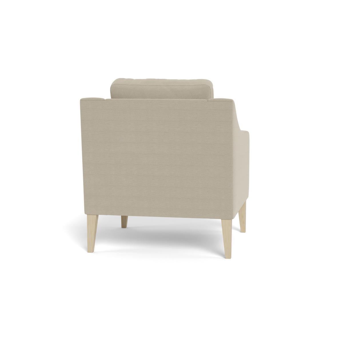 Heal's Richmond Armchair Linen Hessian Natural Feet - Heal's UK Furniture – image 5