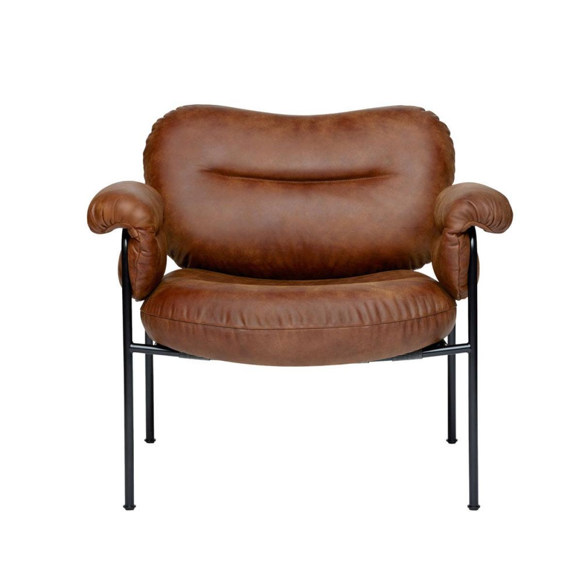Fogia Bollo Armchair Vintage Cognac Leather - Heal's UK Furniture – image 7