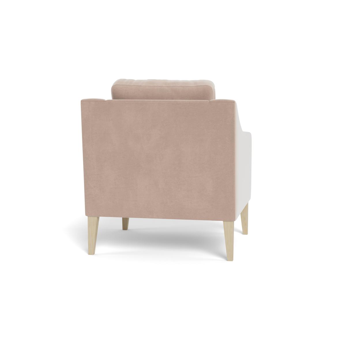 Heal's Richmond Armchair Smart Velvet Pebble Black Feet – image 6