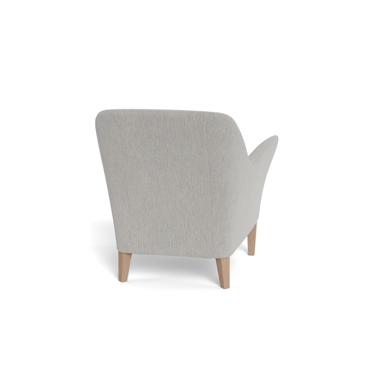 Heal's Wallis Armchair Smart Linen Mix Silver Tinted Ash Feet – image 5