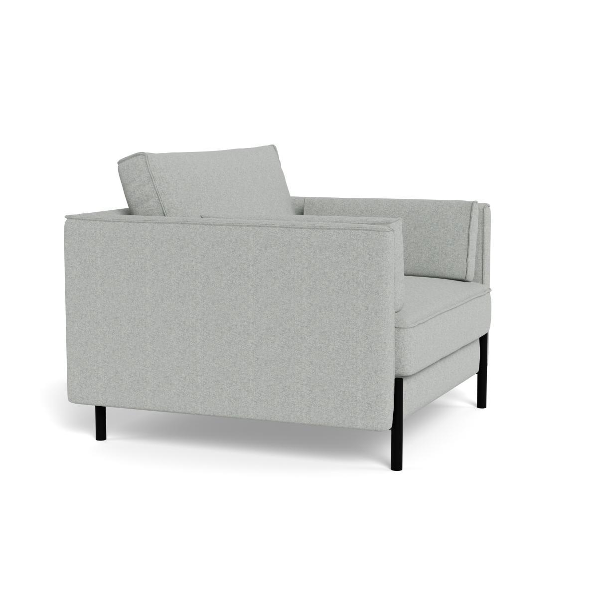 Heal's Tortona Armchair Melton Wool Limestone - Heal's UK Furniture – image 2