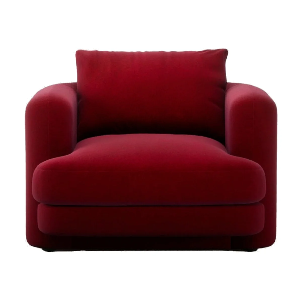 Heal's Rafi Swivel Armchair Loop Twill Midnight – image 1