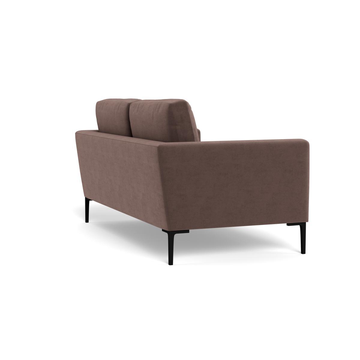Heal's Eton 2 Seater Sofa Velvet Mink Black Feet - Heal's UK Furniture – image 4