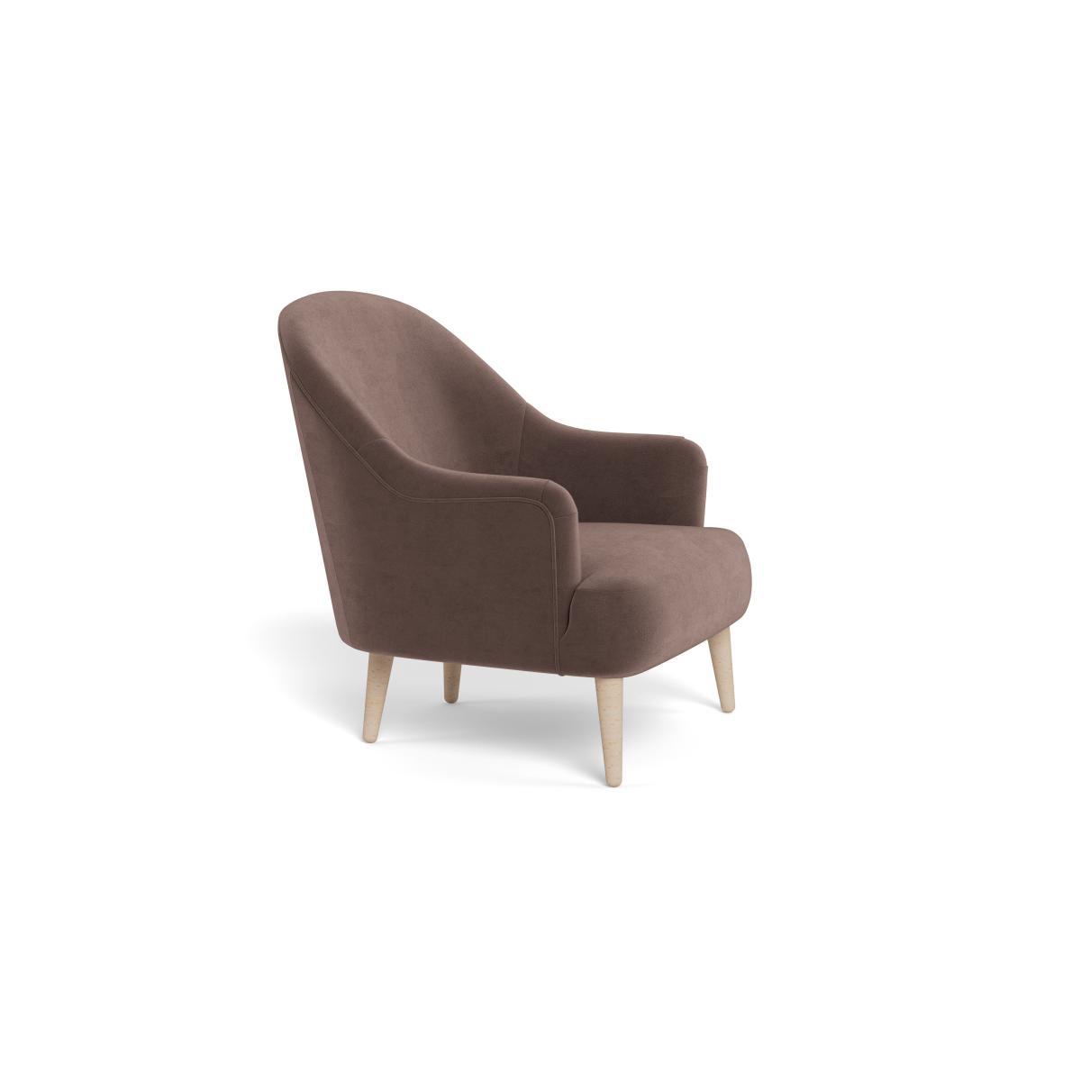 Heal's Elgin Chair Velvet Mink Black Feet - Heal's UK Furniture – image 2