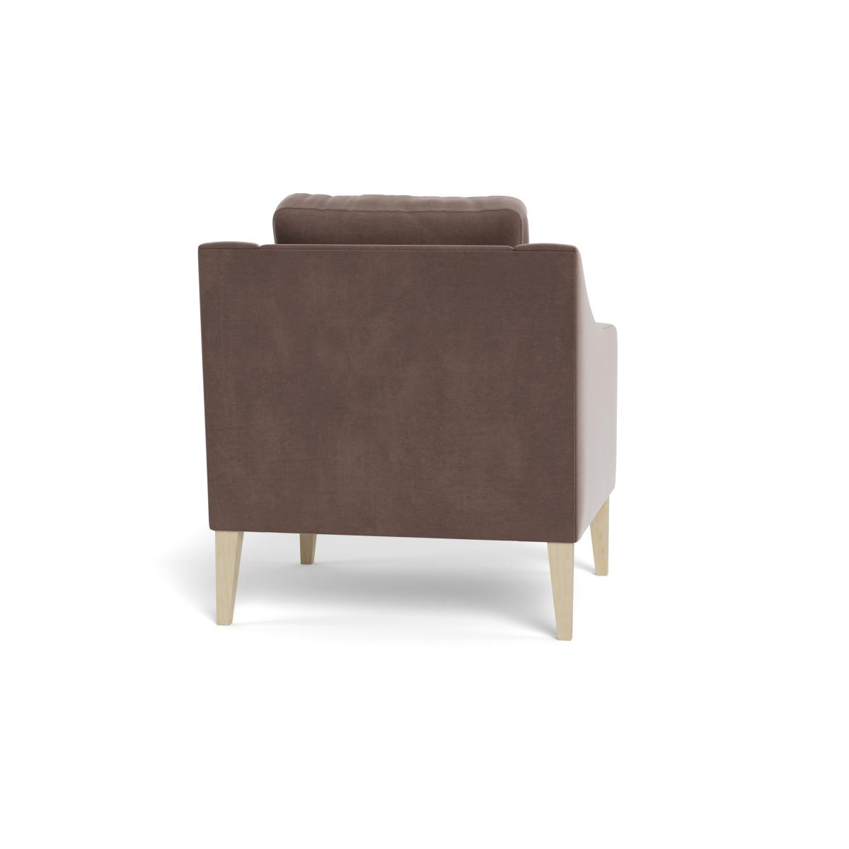 Heal's Richmond Armchair Smart Velvet Mouse Tinted Ash Feet – image 6