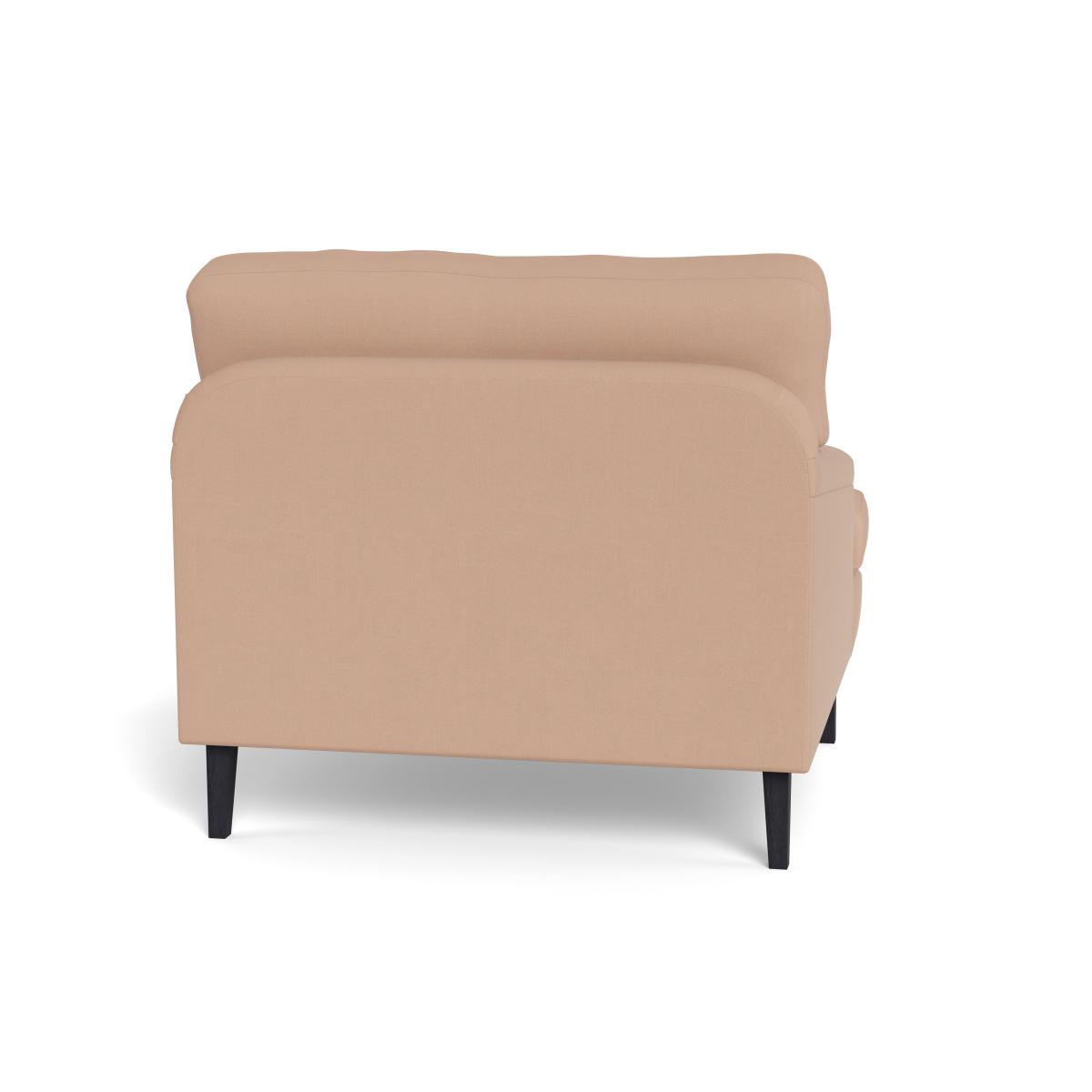 Heal's Stanton Armchair Capelo Linen-Cotton Rosedale Natural Feet – image 6