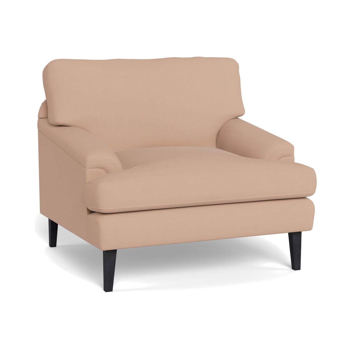 Heal's Stanton Armchair Capelo Linen-Cotton Rosedale Natural Feet – image 1