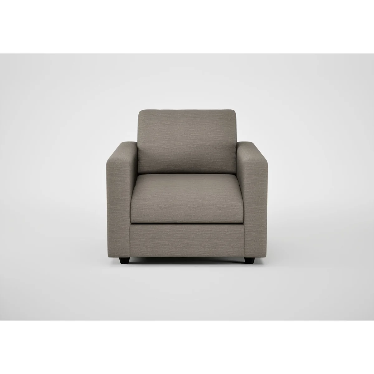 Heal's Nimbus II Armchair Wool Velvet Camel Black Feet – image 3