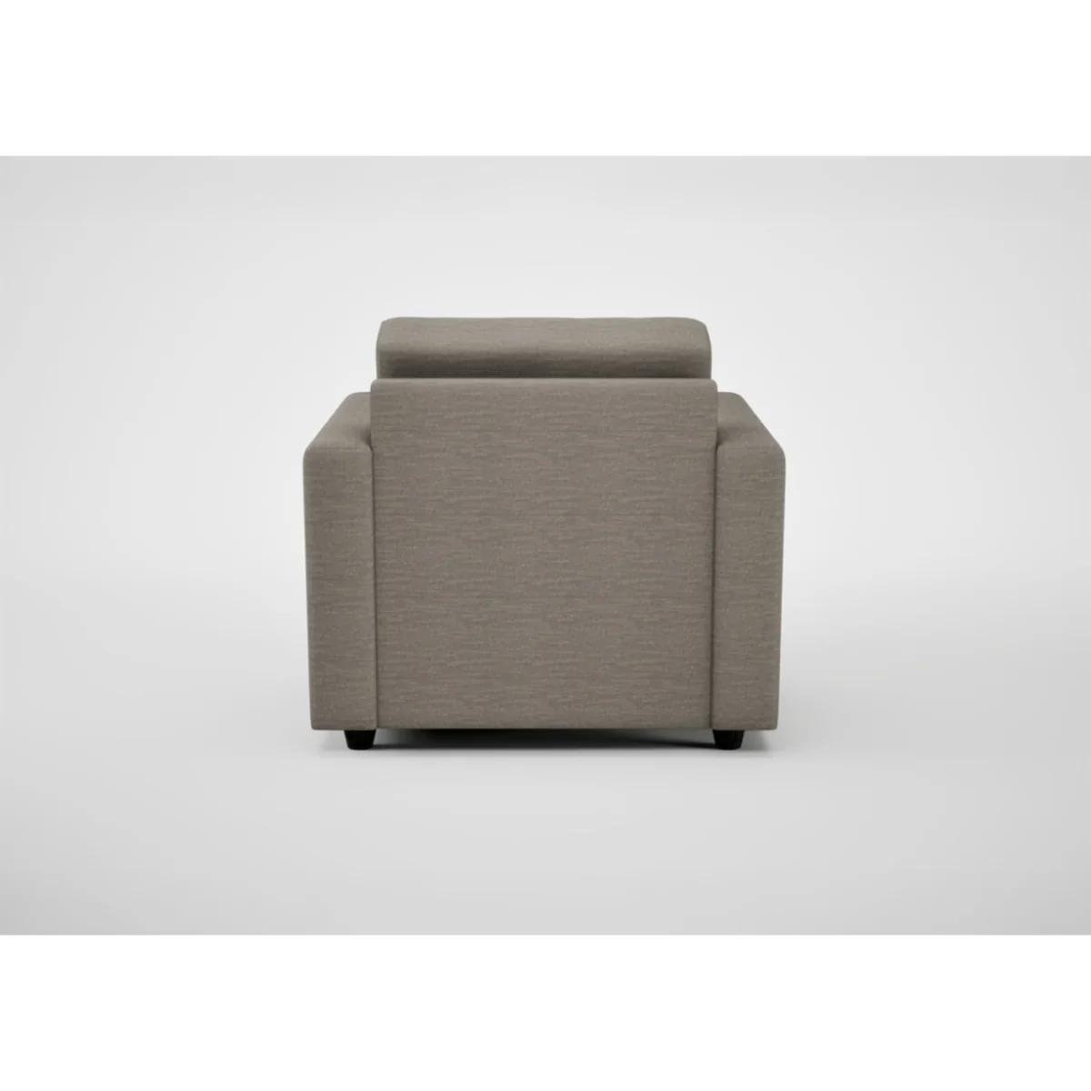Heal's Nimbus II Armchair Wool Velvet Camel Black Feet – image 6