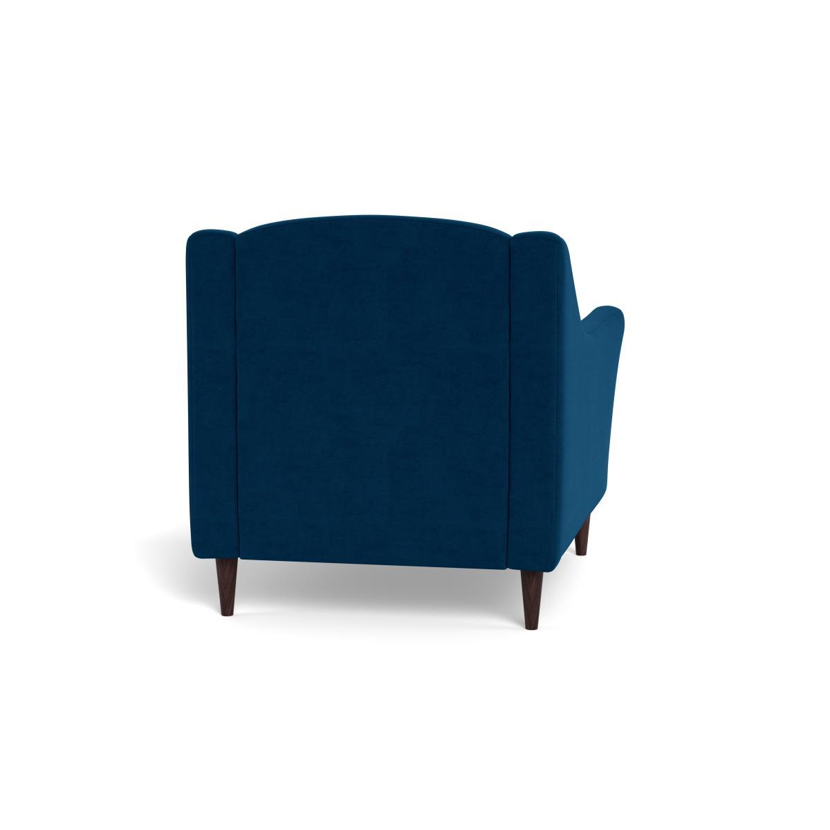 Heal's Somerset Armchair Smart Velvet Blue - Heal's UK Furniture – image 5