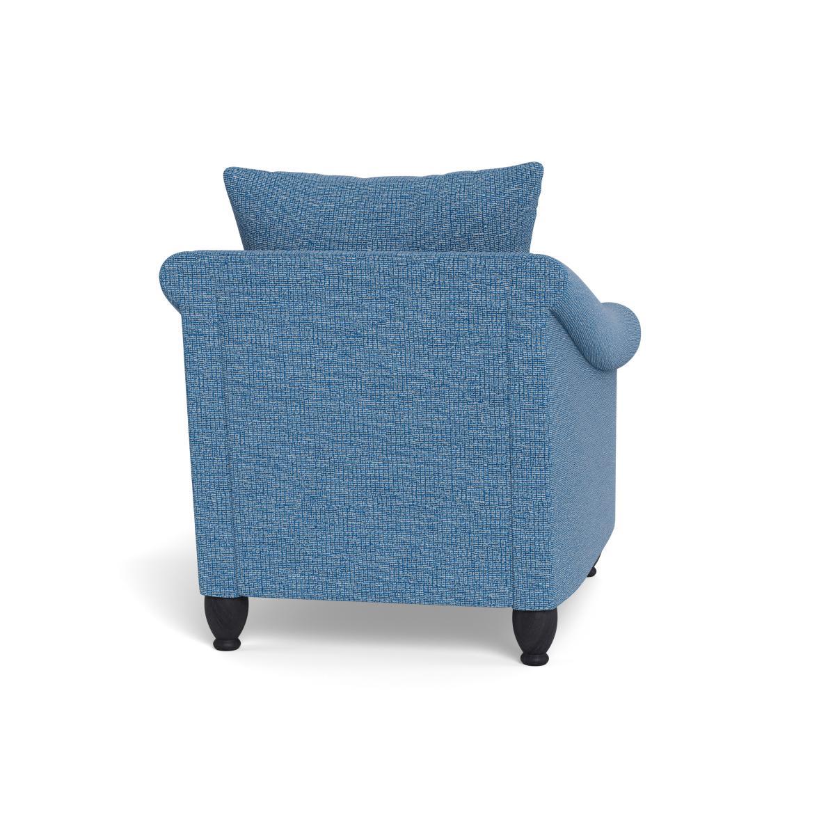 Heal's Devon Armchair Tejo Recycled Cobalt Natural Ash Feet - Heal's UK Furniture – image 5
