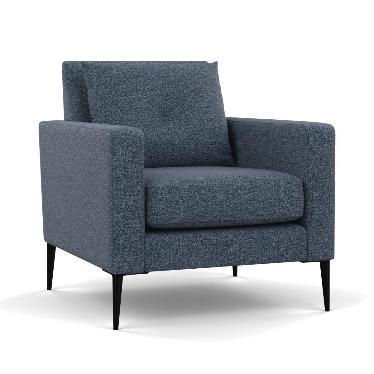 Heal's Brunel Armchair Boucle Steel - Heal's UK Furniture – image 1