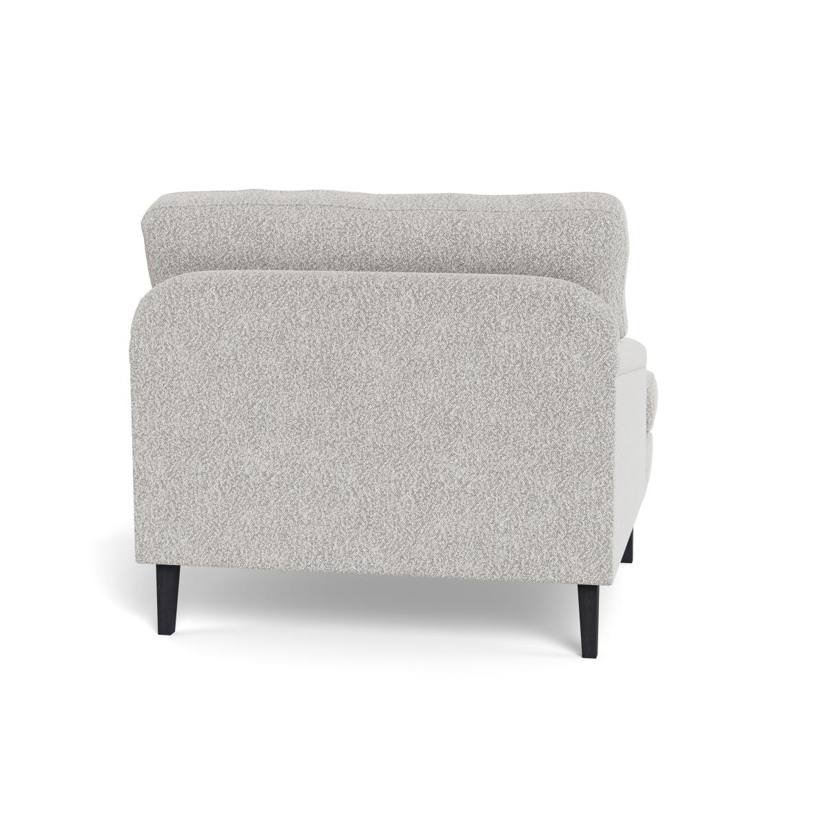 Heal's Stanton Armchair Chunky Boucle Ecru Walnut Stained Feet – image 6