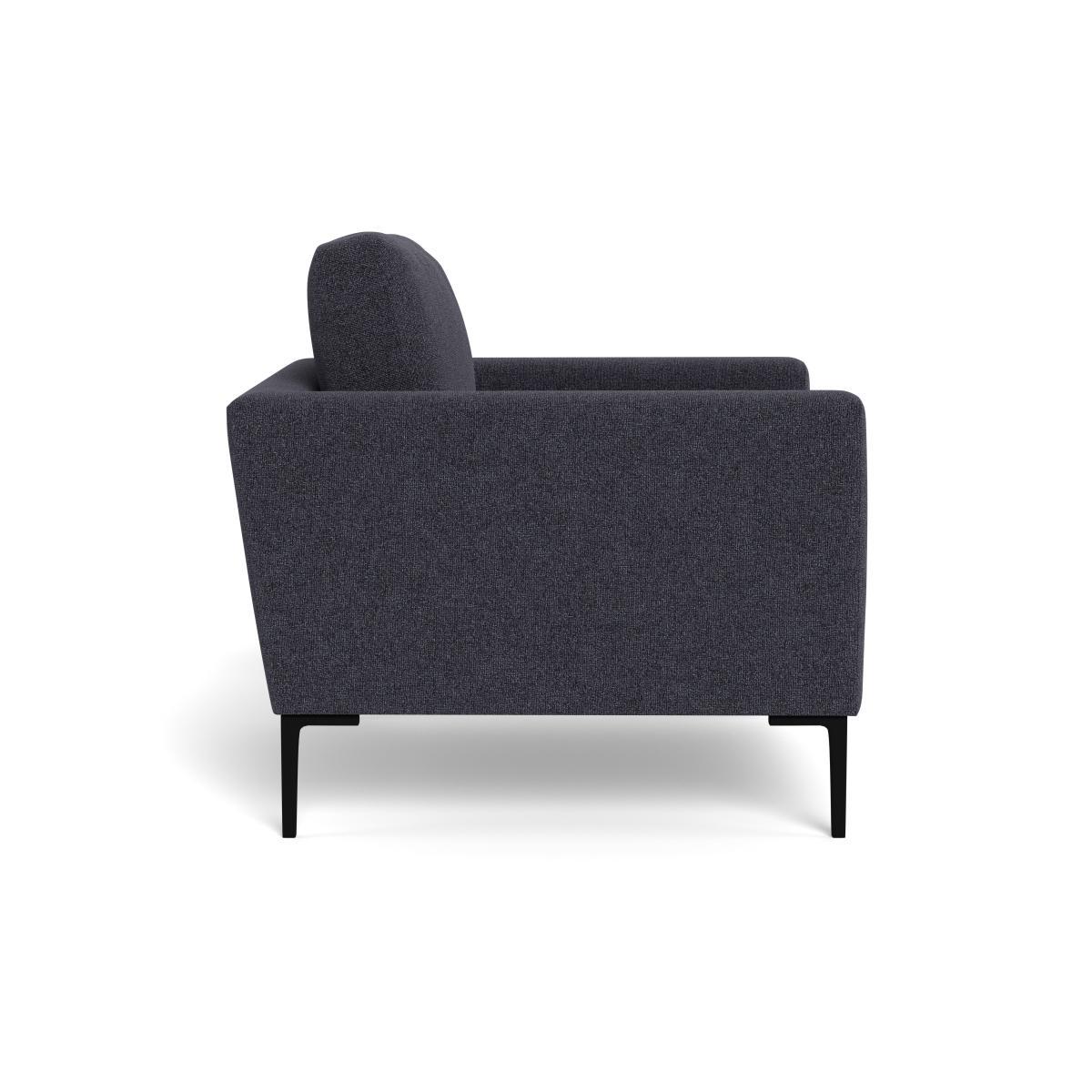Heal's Eton Armchair Texture Soot Black Feet - Heal's UK Furniture – image 3