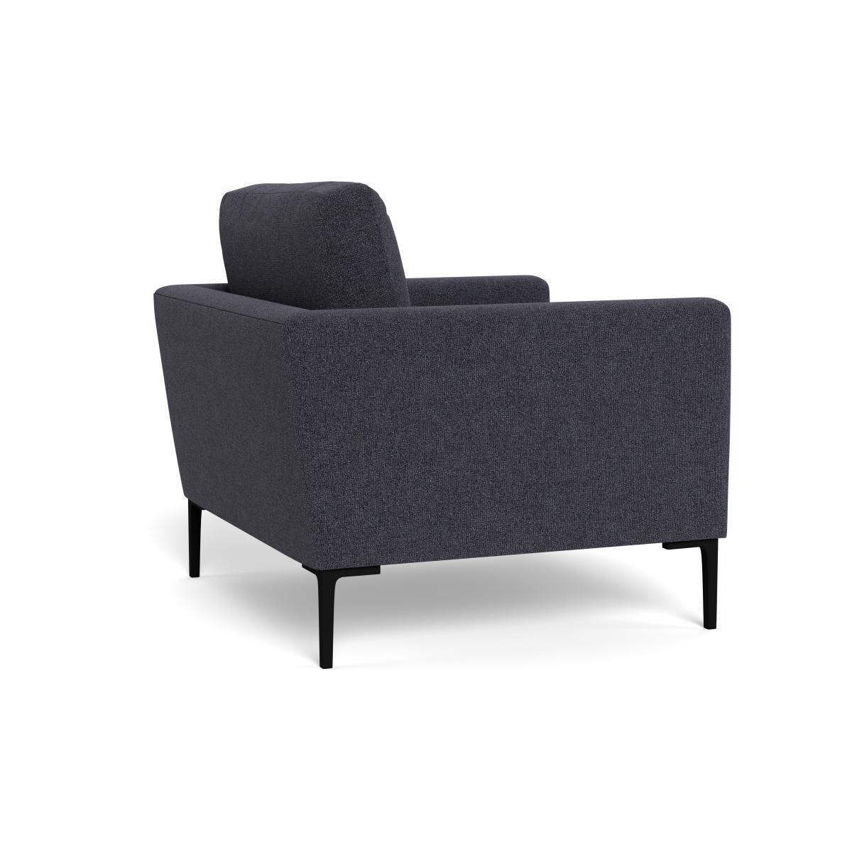 Heal's Eton Armchair Texture Soot Black Feet - Heal's UK Furniture – image 4