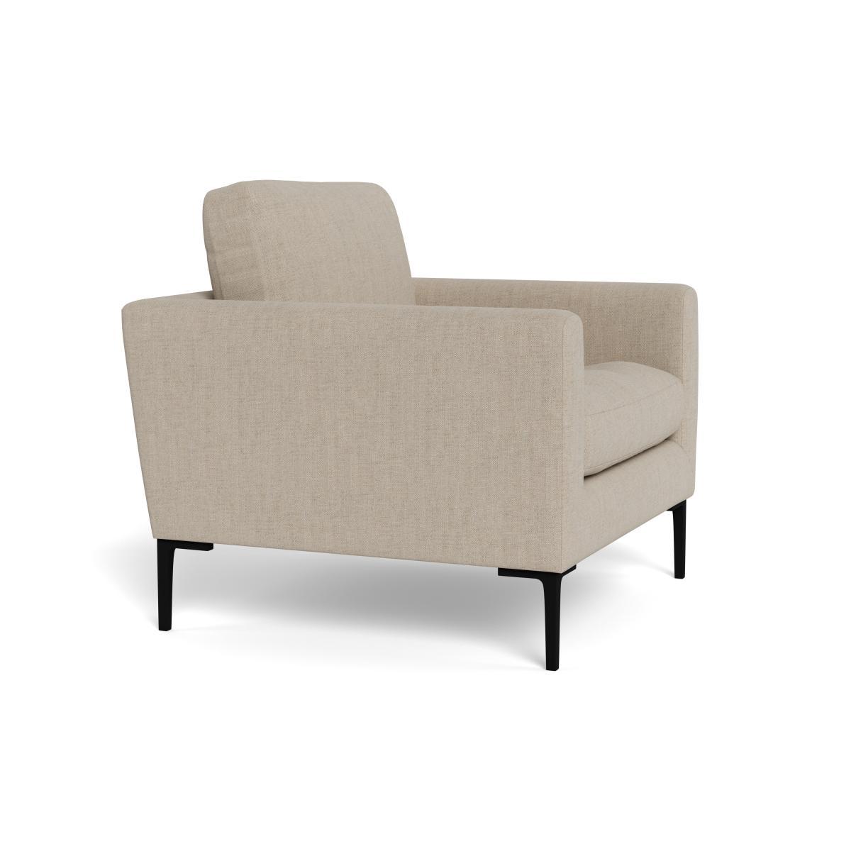 Heal's Eton Armchair Broad Weave Putty Brass Feet - Heal's UK Furniture – image 2