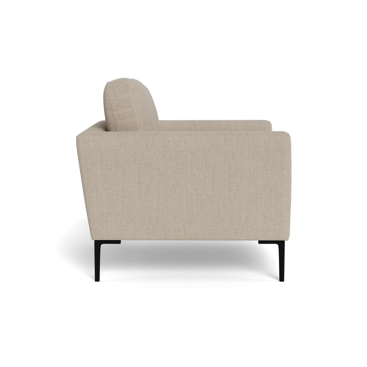 Heal's Eton Armchair Broad Weave Putty Brass Feet - Heal's UK Furniture – image 3
