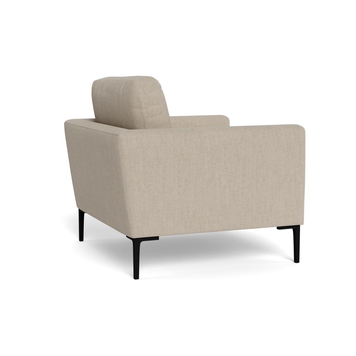 Heal's Eton Armchair Broad Weave Putty Brass Feet - Heal's UK Furniture – image 4